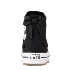 Converse Chuck Taylor All Star Lift Bows High-Top Sneaker - Big Kid - Black
