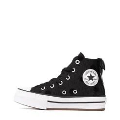 Converse Chuck Taylor All Star Lift Bows High-Top Sneaker - Little Kid - Black