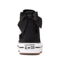 Converse Chuck Taylor All Star Lift Bows High-Top Sneaker - Little Kid - Black