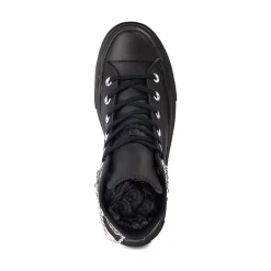 Converse Chuck Taylor All Star Lift Double Stack Girli-tude High-Top Sneaker - Black Monochrome