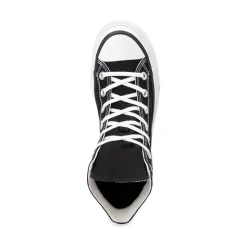 Converse Chuck Taylor All Star Lift Double Stack High-Top Sneaker - Black / White