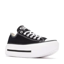 Converse Chuck Taylor All Star Lift Double Stack Low-Top Sneaker - Black / White