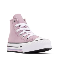 Converse Chuck Taylor All Star Lift Flower High-Top Sneaker - Little Kid - Orchid