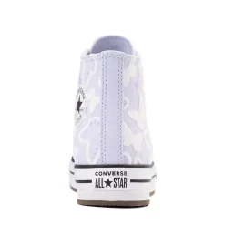 Converse Chuck Taylor All Star Lift High-Top Flocked Butterflies Sneaker - Big Kid - Blueberry Ice