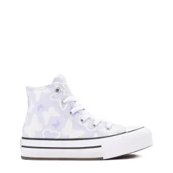 Converse Chuck Taylor All Star Lift High-Top Flocked Butterflies Sneaker - Little Kid - Blueberry Ice