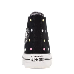 Converse Chuck Taylor All Star Lift High-Top Sneaker - Little Kid - Black / Polka Dots