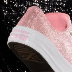 Converse Chuck Taylor All Star Low-Top Sneaker - Baby / Toddler - Pink Sparkle