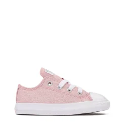 Converse Chuck Taylor All Star Low-Top Sneaker - Baby / Toddler - Pink Sparkle