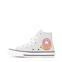 Converse Chuck Taylor All Star Pet Pack High-Top Sneaker - Little Kid - Rainwashed Grey / Cats