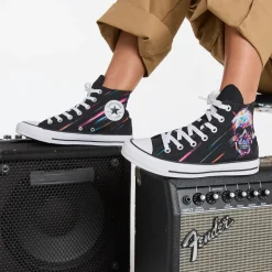 Converse Chuck Taylor All Star Skull High-Top Sneaker - Black