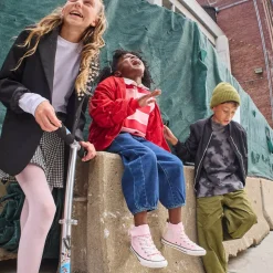 Converse Chuck Taylor All Star Sweet Dreams Easy-On High-Top Sneaker - Little Kid - Pink Frost / Vintage White
