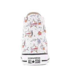 Converse Chuck Taylor All Star Tattoos High-Top Sneaker - White