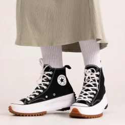 Converse Run Star Hike Platform Sneaker - Black / White / Gum