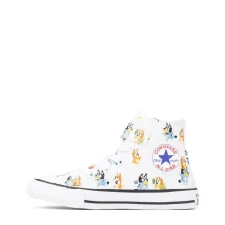 Converse x Bluey Chuck Taylor All Star Easy-On High-Top Sneaker - Little Kid - White