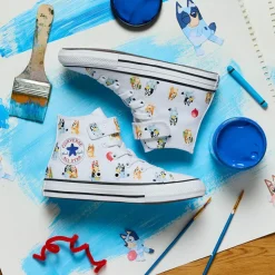 Converse x Bluey Chuck Taylor All Star Easy-On High-Top Sneaker - Little Kid - White
