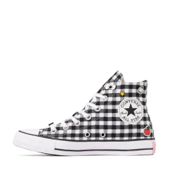 Converse x Hello Kitty® & Friends Chuck Taylor All Star High-Top Sneaker - Black / White Gingham