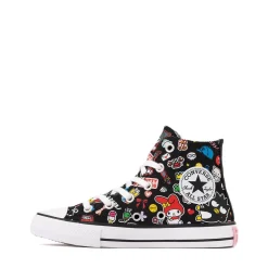 Converse x Hello Kitty® & Friends Chuck Taylor All Star High-Top Sneaker - Little Kid - Black