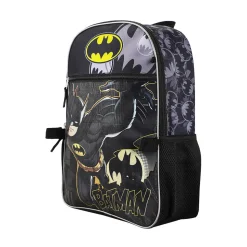 DC Comics Batman Backpack Set - Black
