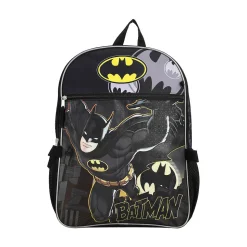 DC Comics Batman Backpack Set - Black