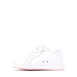 DC Court Graffik Skate Shoe - Baby / Toddler - White / Pink