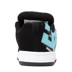 DC Court Graffik Skate Shoe - Little Kid / Big Kid - Black / Teal
