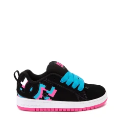 DC Court Graffik Skate Shoe - Little Kid / Big Kid - Neon Lights
