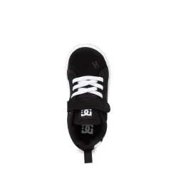 DC Court Graffik Skate Shoe - Toddler - Black / White