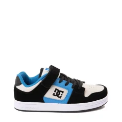 DC Manteca 4 Elastic Skate Shoe - Little Kid / Big Kid - Black / Blue / Grey