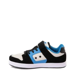 DC Manteca 4 Elastic Skate Shoe - Little Kid / Big Kid - Black / Blue / Grey