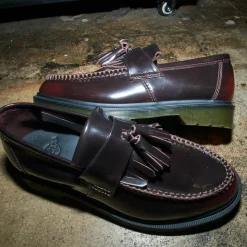 Dr. Martens Adrian Tassel Loafer - Cherry Red