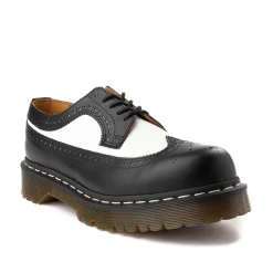 Dr. Martens 3989 Brogue Casual Shoe - Black / White