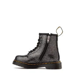 Dr. Martens 1460 8-Eye Glitter Boot - Toddler - Black / Silver