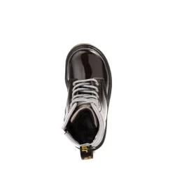 Dr. Martens 1460 8-Eye Patent Boot - Toddler - Black / Silver Gradient
