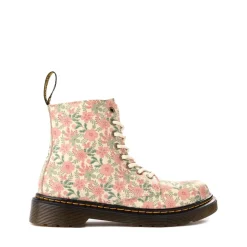 Dr. Martens 1460 8-Eye Pop Floral Boot - Little Kid / Big Kid - Pink