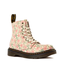Dr. Martens 1460 8-Eye Pop Floral Boot - Little Kid / Big Kid - Pink