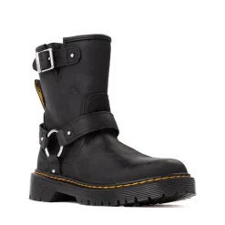 Dr. Martens Genaya Biker Boot - Big Kid - Black