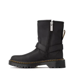 Dr. Martens Genaya Biker Boot - Little Kid / Big Kid - Black