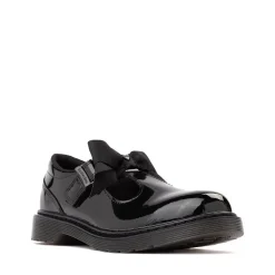 Dr. Martens Polley II Bow Mary Jane Shoe - Big Kid - Black