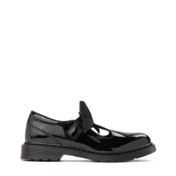 Dr. Martens Polley II Bow Mary Jane Shoe - Big Kid - Black