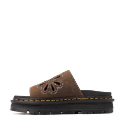 Dr. Martens Zebzag Dunnet Slide Sandal - Dark Brown
