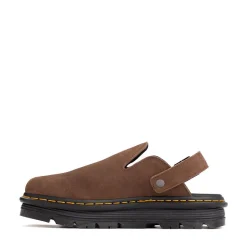 Dr. Martens Zebzag Slingback Platform Mule - Dark Brown