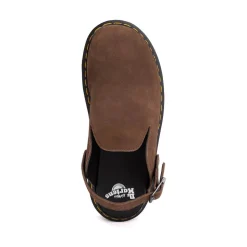 Dr. Martens Zebzag Slingback Platform Mule - Dark Brown
