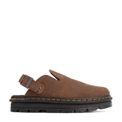 Dr. Martens Zebzag Slingback Platform Mule - Dark Brown