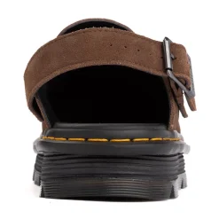 Dr. Martens Zebzag Slingback Platform Mule - Dark Brown