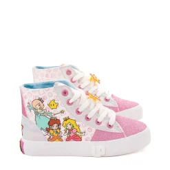 Ground Up Mario Princess Hi Sneaker - Little Kid / Big Kid - Light Pink / Multicolor