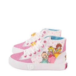 Ground Up Mario Princess Hi Sneaker - Little Kid / Big Kid - Light Pink / Multicolor