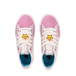 Ground Up Mario Princess Hi Sneaker - Little Kid / Big Kid - Light Pink / Multicolor