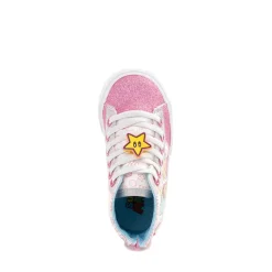 Ground Up Mario Princess Hi Sneaker - Toddler - Light Pink
