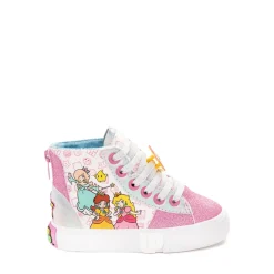 Ground Up Mario Princess Hi Sneaker - Toddler - Light Pink