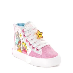 Ground Up Mario Princess Hi Sneaker - Toddler - Light Pink